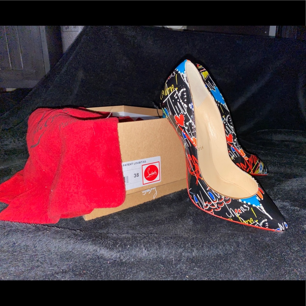 Christian Louboutin LoubiTag Follies 100 Patent